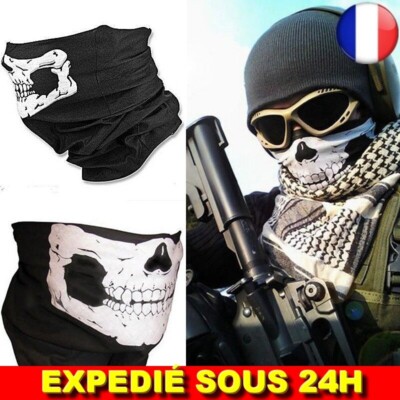 Tour De Cou Multifonction 3 En 1 - Bandana, Cagoule, Masque - Respirant, UV, Coupe-vent