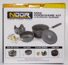 Ndur ND22400 Ndur Mini Kochgeschirr Kit mit Brenner – Bild 3