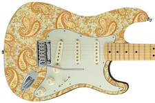 Guitar Skin Axe Wrap Re-skin Vinyl Decal DIY Apricot Paisley Special GS 203