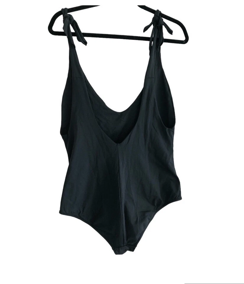 Malia Mills Jaemi One Piece Maillot Bathing Suit in Black sz 12 - Image 3 of 4