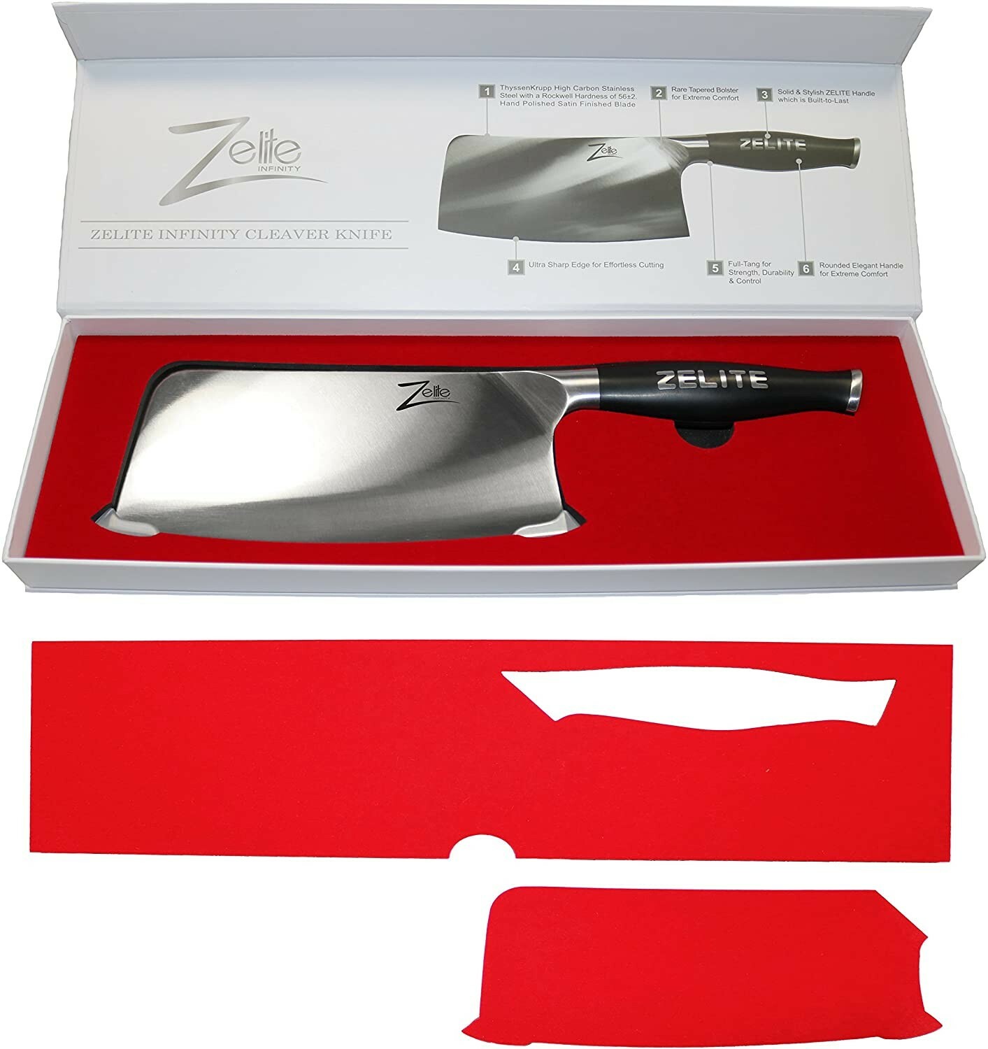 **SALE**Zelite Infinity Cleaver Knife 7 Inch ComfortPro Series!!BEST