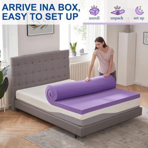 2-Inch Gel Memory Foam Mattress, Breathable Mattress, US Certified, Twin Size - Picture 6 of 7