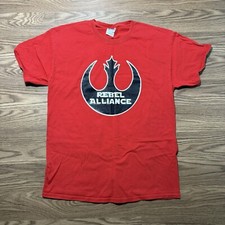 Star Wars Rebel Alliance T Shirt Size L LARGE RARE