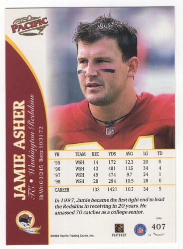 1999 Pacific Football Set Break - Cards #226-450 Pt.2 - 第 309/373 張圖片