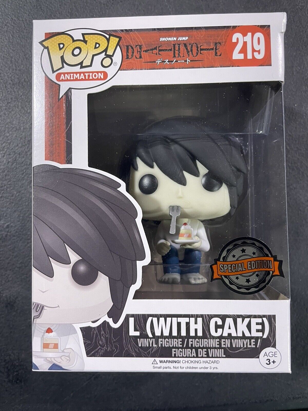 Funko Pop! L com Bolo #219 - Death Note - Wishtoys