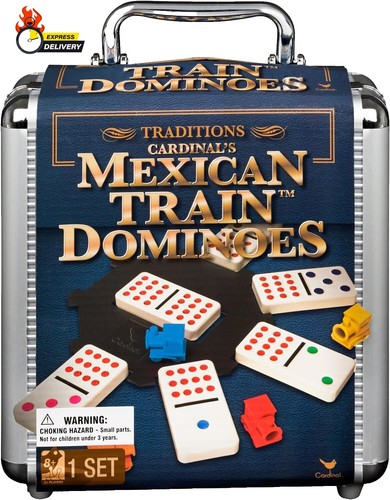 Spin Master Games, Cardinal Classics Double 12 Dominoes Set In Storage Tin Family Board Games 2 6 Players For Ages 8 Up