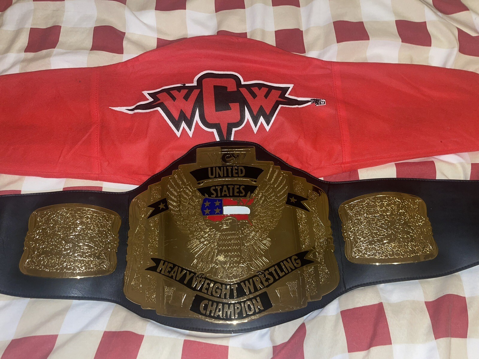 1999 Figs inc wcw us replica belt adult wwe Grelly UK