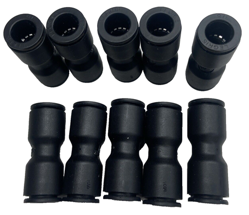 Legris 3106-60-00 Plastic Union, Black 3/8" Lot Of 10 New In Box Push to Connect - Picture 2 of 5