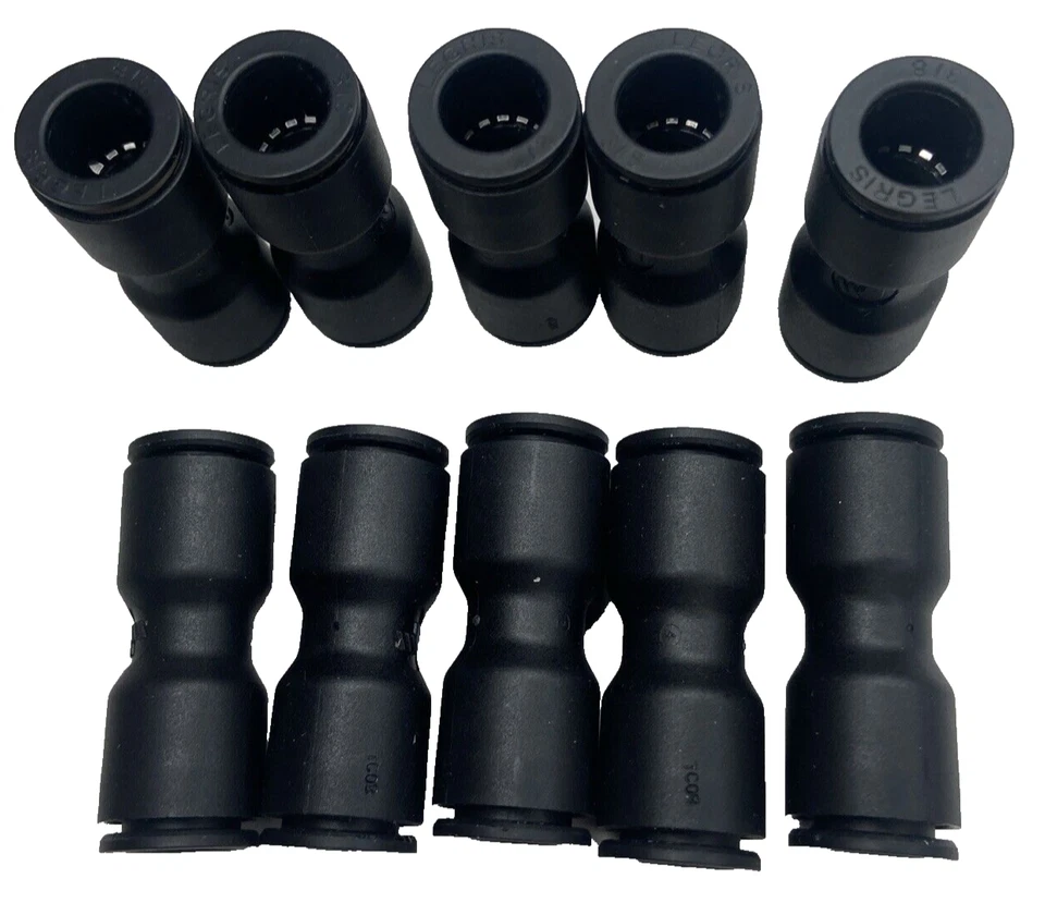 Legris 3106-60-00 Plastic Union, Black 3/8" Lot Of 10 New In Box Push to Connect - Image 2 of 4