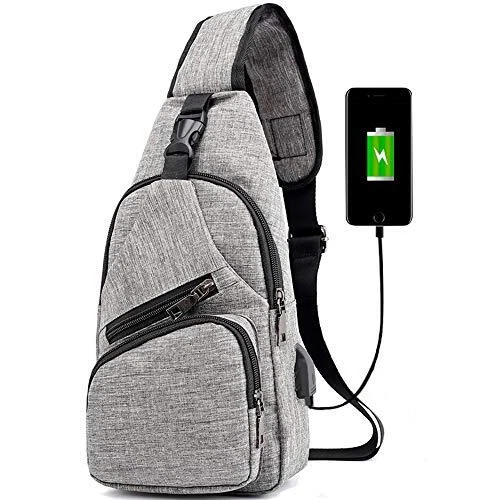 Mochila para hombre con puerto de carga USB