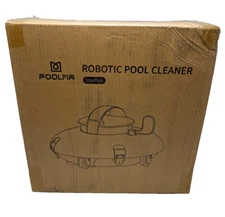 PoolMr Cordless Robotic Pool Cleaner | Dual-Motor Pool Vacuum for Flat Pools