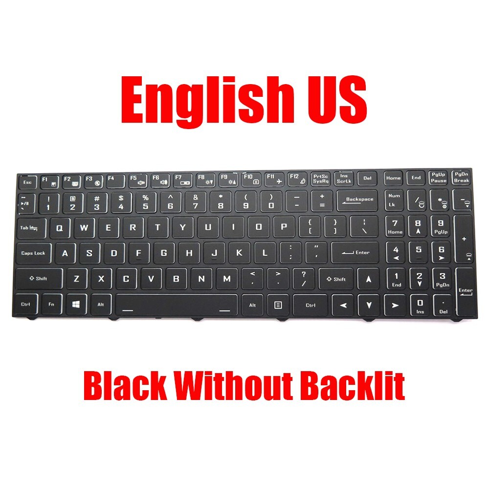 US Laptop Keyboard For Aftershock 15 ELite / 15R 15S 15X2 / 15X