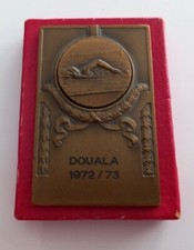 MEDAILLE BRONZE SPORT DOUALA NATATION 1972/73 REF73486