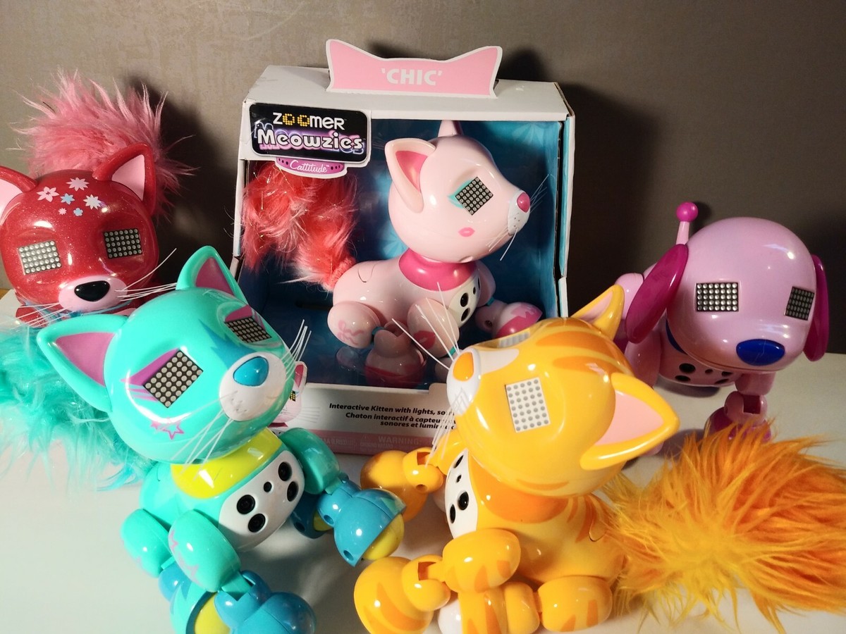 Zoomer Meowzies and Zuppies, Interactive toys, Cats and Dogs, You Pick,  Multi-li