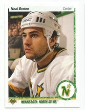 NEAL BROTEN 1990-91 UPPER DECK CARD NM-MT CONDITION