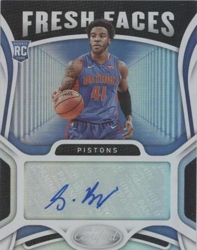 2020-21 Certified Fresh Faces Signature Saddiq Bey Rookie