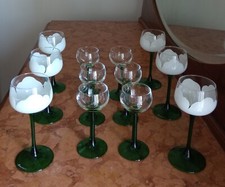 12 (6+6) calici in vetro