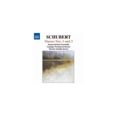 SCHUBERT/SCHULDT-JENSEN/IMMORTAL BACH ENS: MASSEN NOS 1 & 3 (CD.)