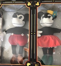 Walt Disney Limited Release Mickey Mouse  Minnie Mouse Collectible Plush Dolls