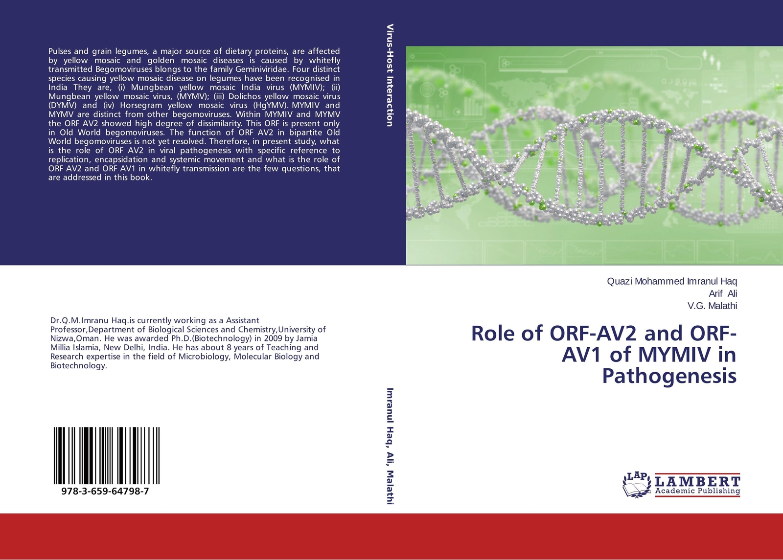 Thumbnail - Role Of Orf-av2 And Orf-av1 Of Mymiv In Pathogenesis Haq (u. A.)