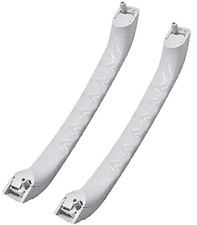 WB15X335 White Microwave Door Handle for GE Hotpoint RCA AP2021148 PS232260 2PK 