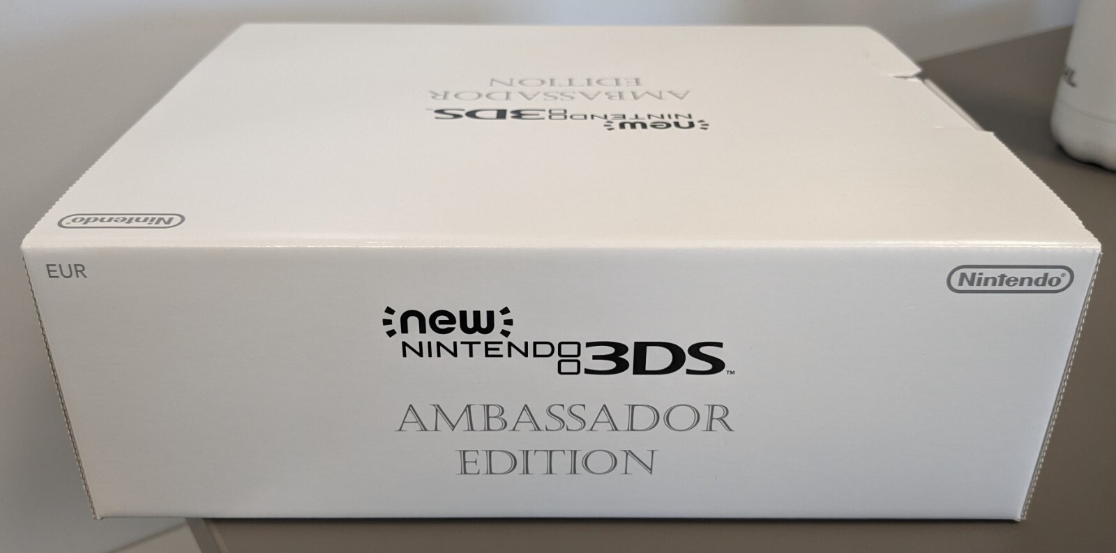 Nintendo New 3DS Ambassador Edition Full Big Box Bundle Opened Box New