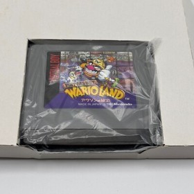 Nintendo Virtual Boy Wario Land Hidden Treasure in Video Games with box New
