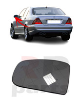 F&uuml;r MERCEDES-BENZ S-Klasse 98-02 Neu Spiegelglas Beheizt Links N/S