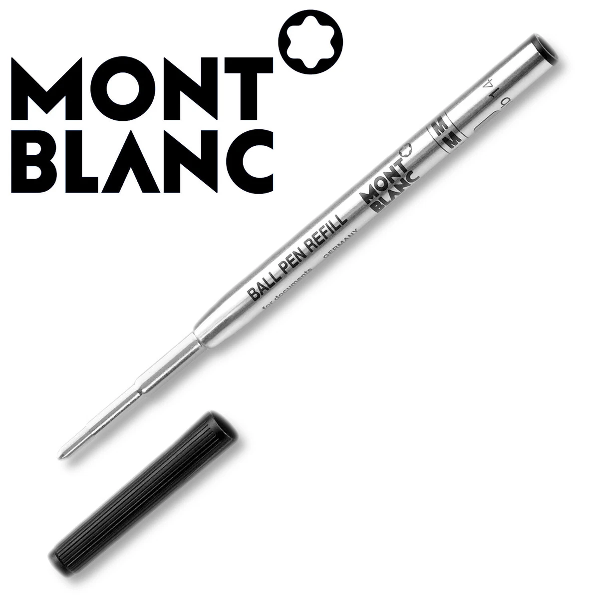 Produktbild von 2x Montblanc Tintenroller-Mine B Legrand – Mystery Black, 11,5 Cm – Original