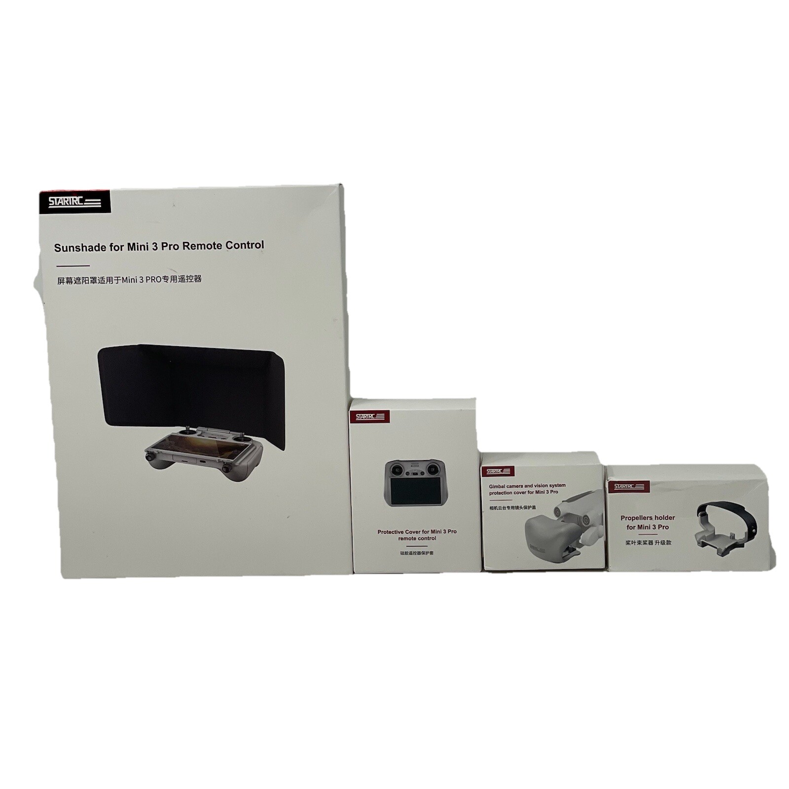 DJI Drone Accessories Bundle Set Sunshade/Silicone Cover/Lens Cover Propellers-image