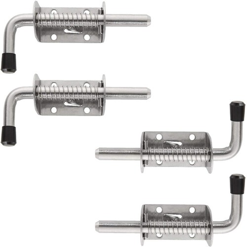 5 Pcs Targette A Ressort,Verrou à Ressort Loquet A Ressort Inox,Boulons