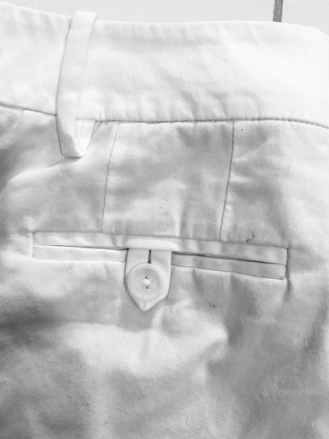 FACONNABLE jeans WHITE COTTON Size 10 Uk flared leg vintage RRP £199.00 image 5