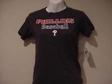 SUPER CUTE Philadelphia Phillies Youth Sz Sm 4-5 Dark Gray T-Shirt, NEW NICE 