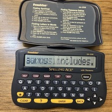 Franklin Spelling Ace SA-206 Electronic Dictionary Thesaurus Spell Checker