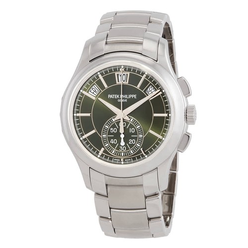 Patek Philippe Complications Chronograph Automatic Green Dial Men's Watch