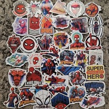 40Pcs Spider-Man Cartoon Sticker Graffiti Stationery Decals Pack Kid Gift Toy