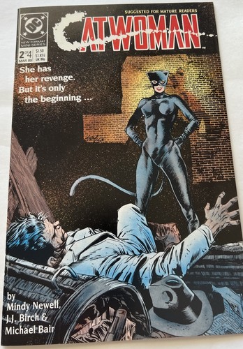 Catwoman #2 Of 4 Vol. 1 DC Comics 1989 2nd Sister Magdalene VF!!