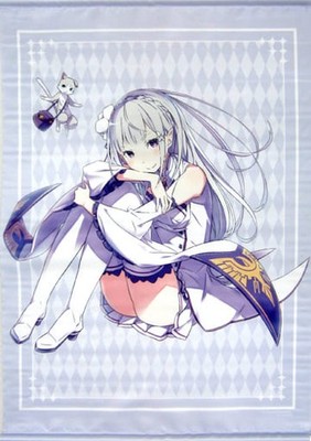 Re:Zero Emilia B2 Tapestry MF Bunko J Heroine Contest Winner