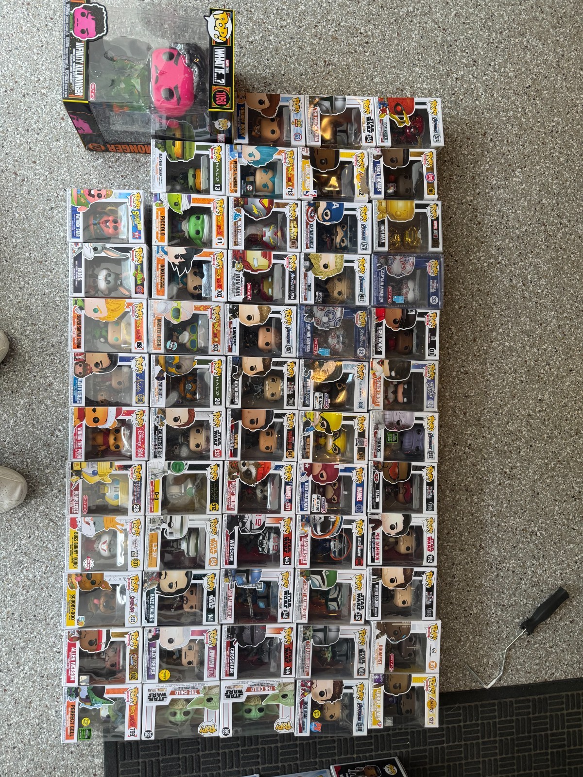Huge Funko Pop Collection Lot 65 Marvel Star Wars Disney Chase Exclusives