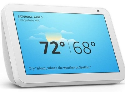   Echo Show 8 1st Gen - HD smart display with Alexa White (New/CWR) Read Desc.