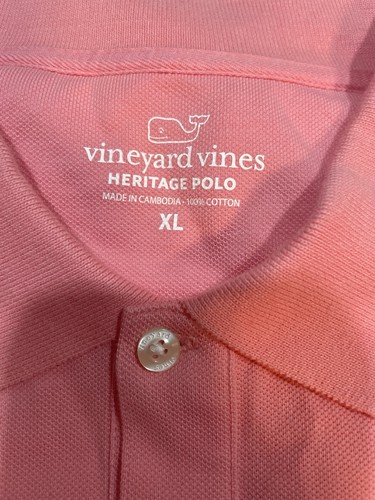 Vineyard Vines Coral Classic Fit Men’s XLarge Polo - Picture 3 of 3