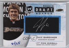 2011 Upper Deck The Cup Rookie Draft Boards 21/25 Jake Gardiner #DB-JG Auto g0y