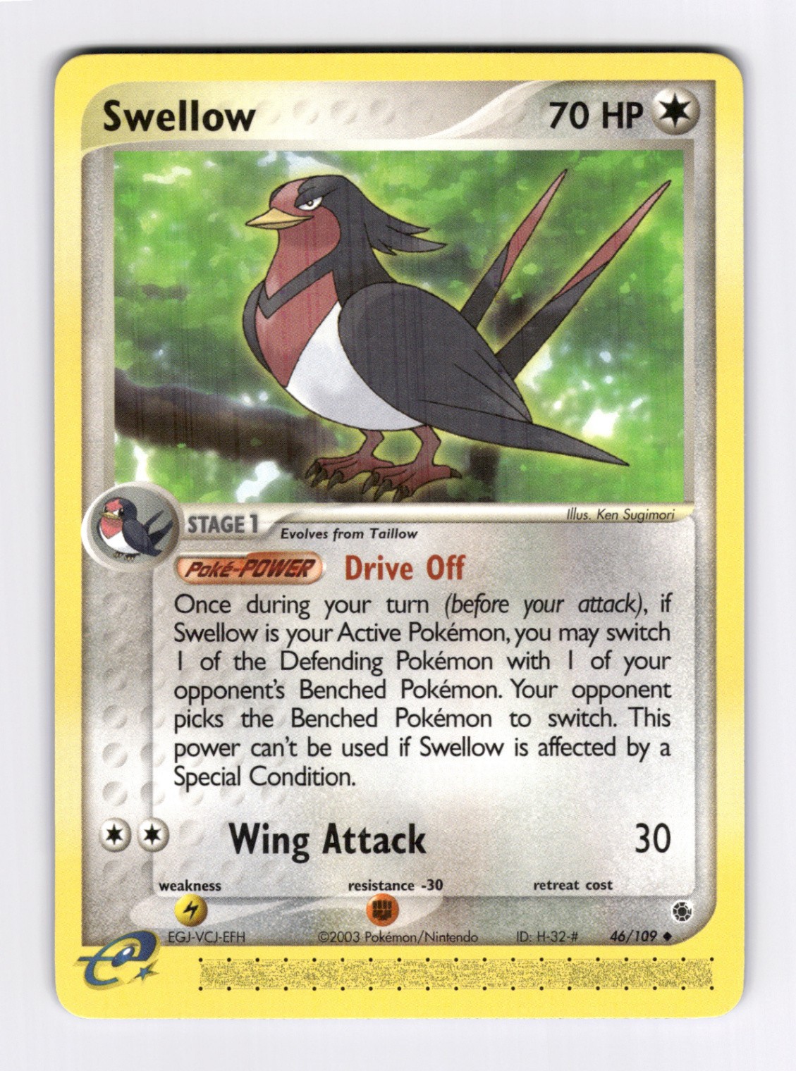 Swellow Uncommon Ruby and Sapphire 46/109 NM