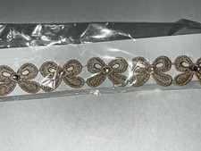 Gold Stretchy Bow Headband For Girls - NEW