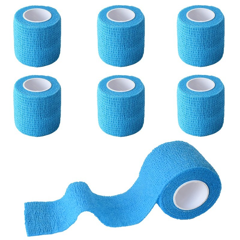 6 Pack Self-Adhesive Bandage Wrap 2 Inch X 5 Yards Cohesive Breathable Vet Wrap