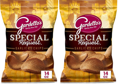Special Request Garlic Rye Chips, Snack Bag, 14 Oz (Pack of 2)