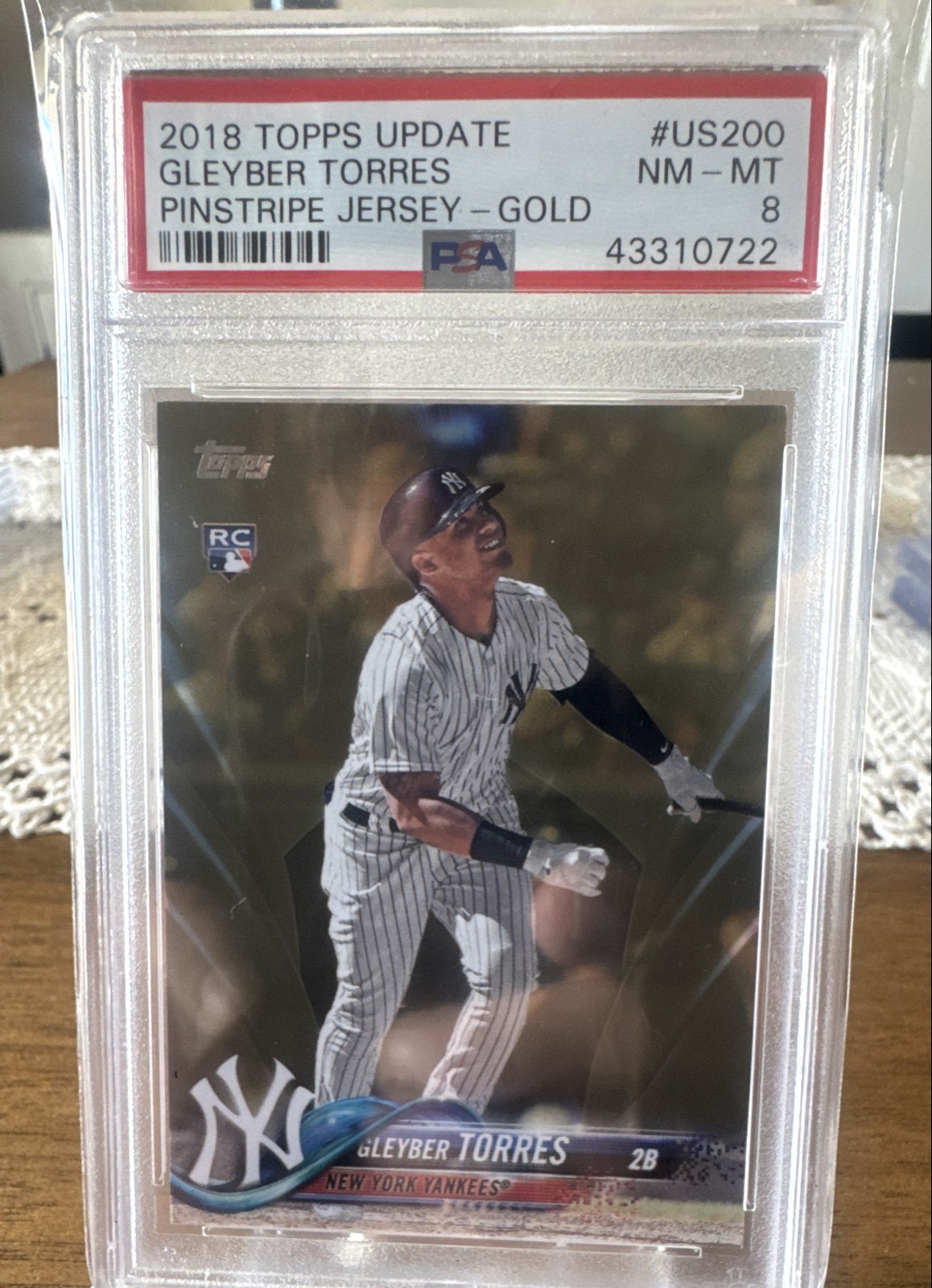 2018 Topps Update Series - Gleyber Torres #US200 Gold /2018 (RC)