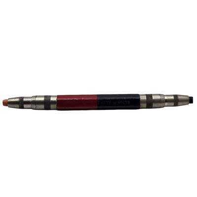 Vintage 1950s Two Color Pencil LC Hardtmuth Inc No 43B Universal Holder Fat Lead