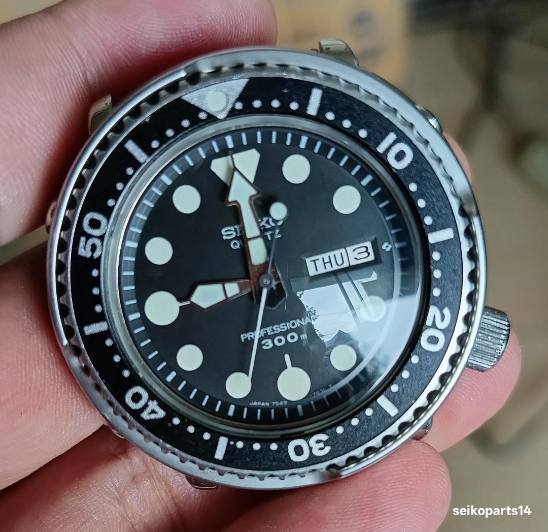 SEIKO TUNA CAN 300mJDM KANJI 7549-7010 YEAR 1979 NOV ALL ORIGINAL