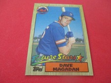 Dave Magadan Rookie Card 1987 Topps #512. rookie card picture